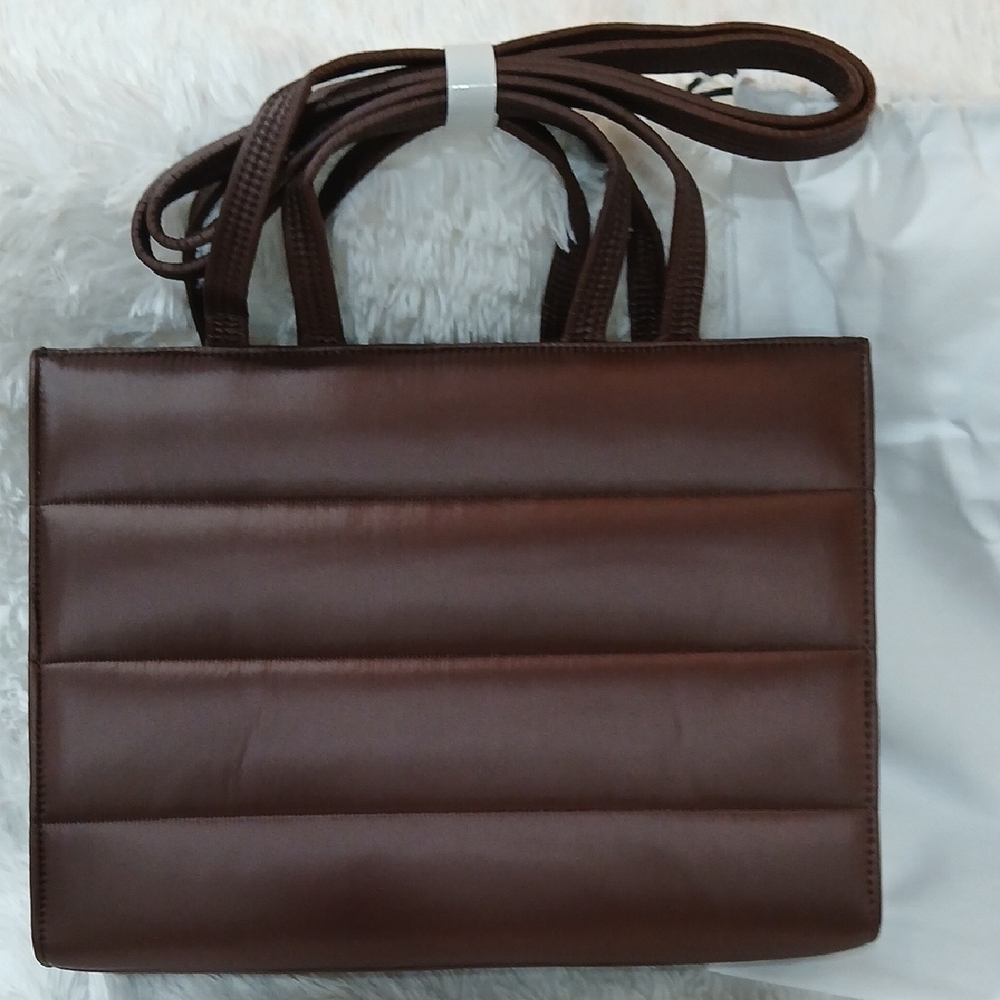 NWT Telfar Rich Brown Tote Bag MEDIUM #179 - Picture 3 of 3